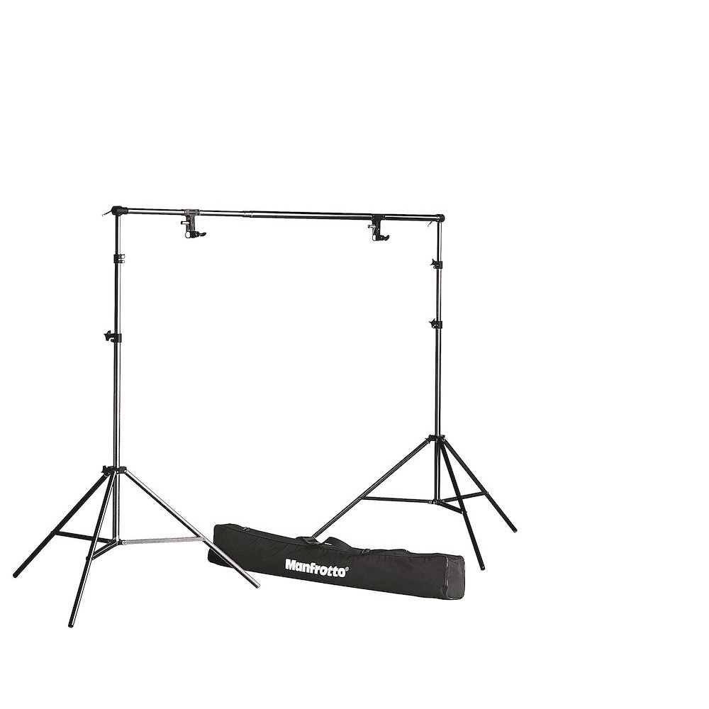 Manfrotto Kit portafondali in alluminio nero Prezzo Ridotto