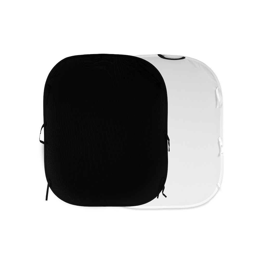 Manfrotto Fondale ripiegabile Nero / Bianco 180 x 215 cm Limitato a 3 giorni