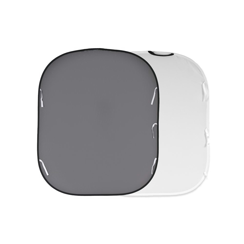 Manfrotto Fondale richiudibile Bianco / Grigio medio 1 8 x 2 15m Duty-free