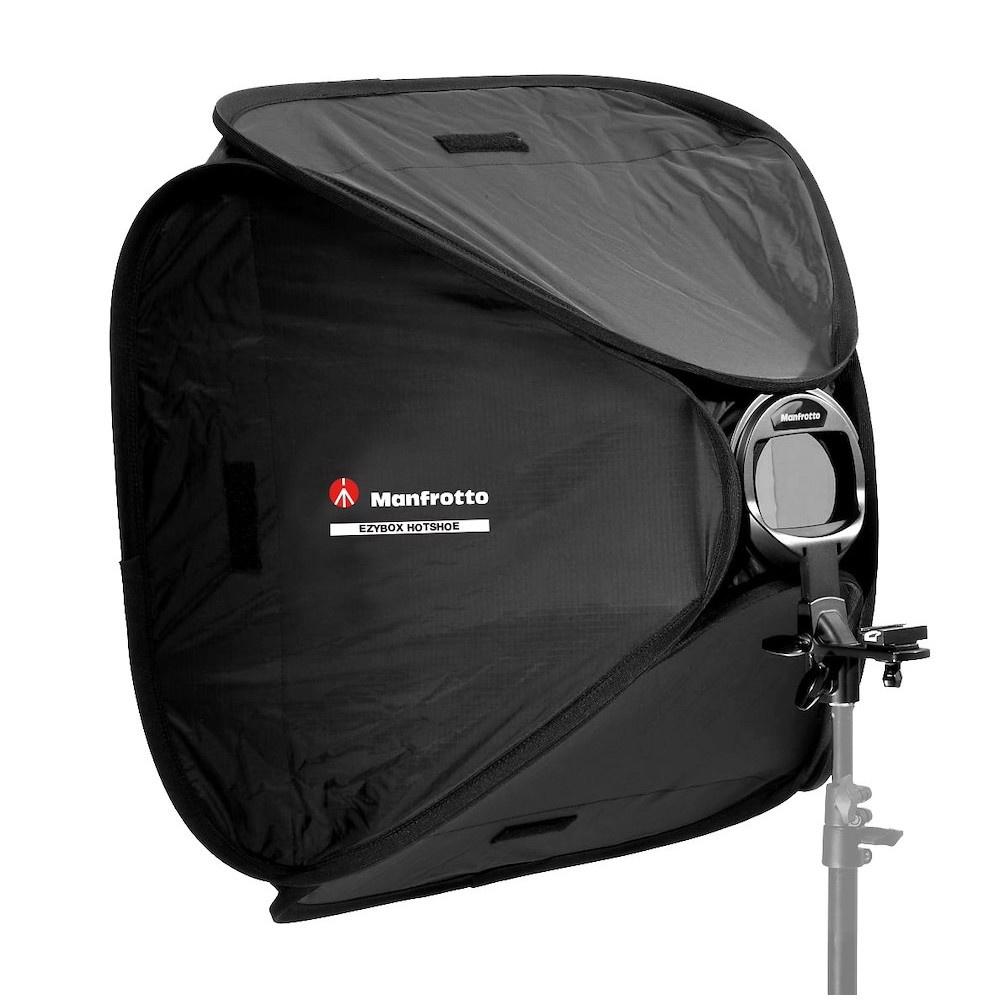 Manfrotto Softbox Ezybox Hotshoe 38cm x 38cm con supporto Offerta Anniversario