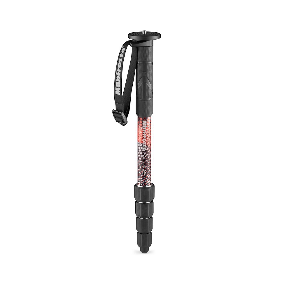 Manfrotto Monopiede Element MII rosso In Linea