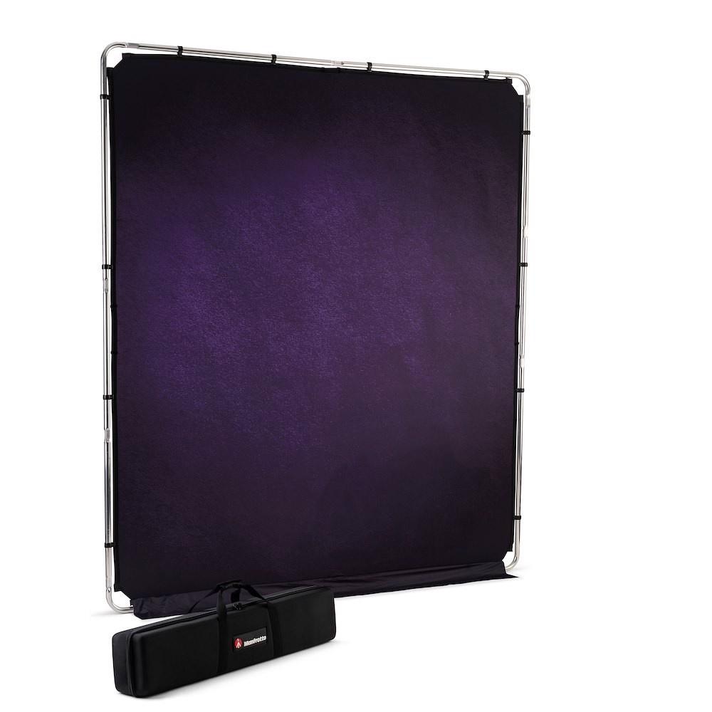 Manfrotto Fondale EzyFrame Vintage 2x2 3m Aubergine Officina