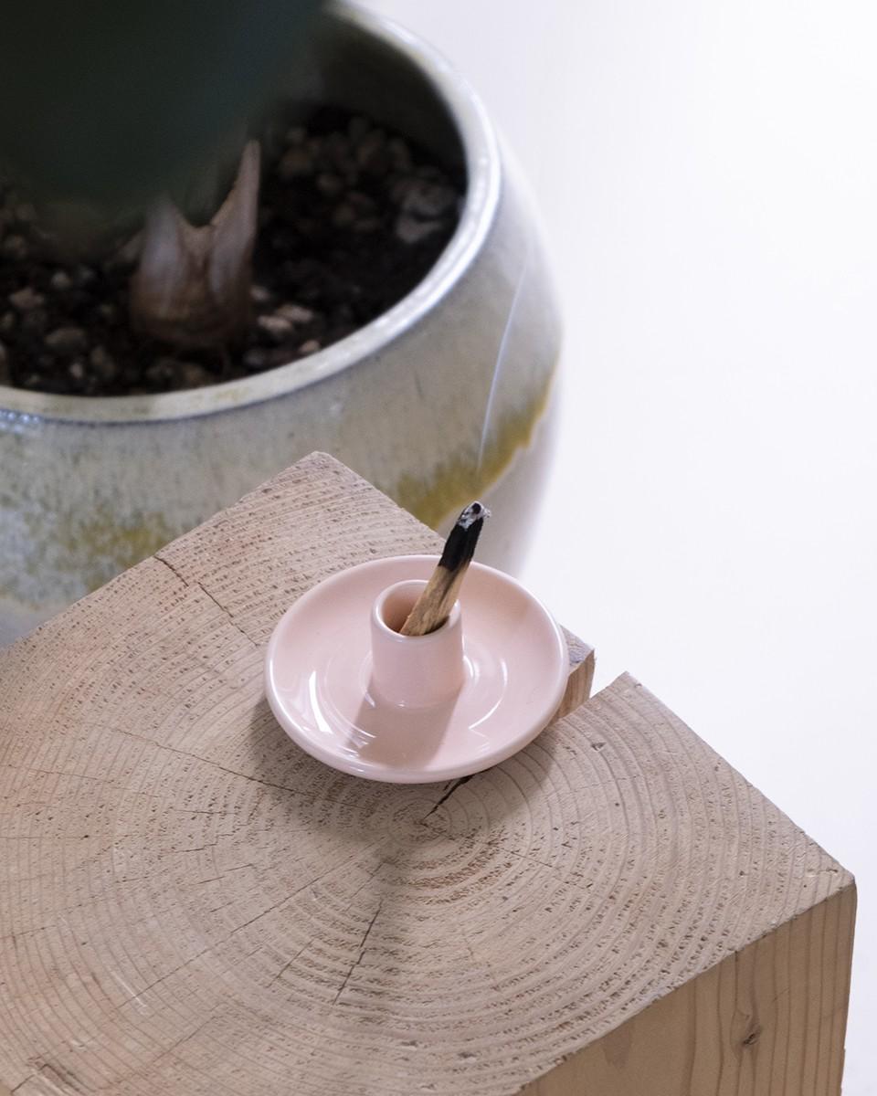 Wood'd PALO SANTO PLATE PINK In Vendita