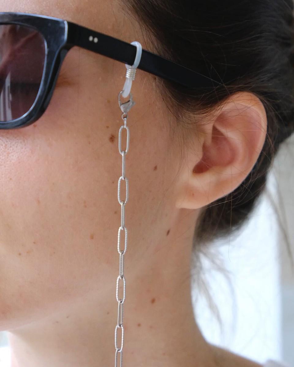 Wood'd Eyeglasses Lace Wide Silvered I Più Venduti