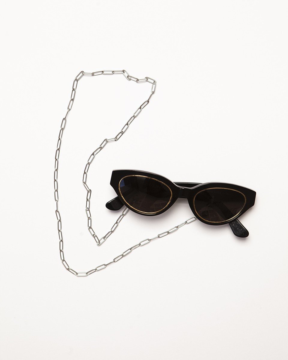 Wood'd Eyeglasses Lace Wide Silvered I Più Venduti