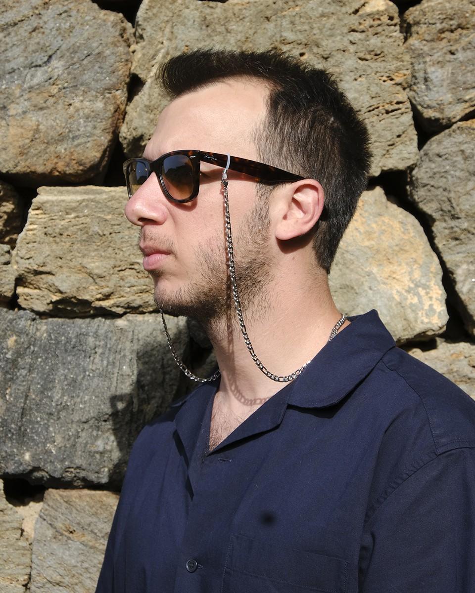 Wood'd Eyeglasses Lace Large Silvered In Saldo