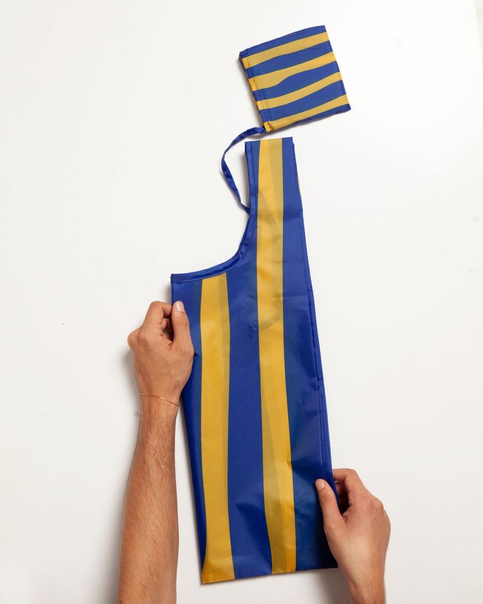 Wood'd Stripes Blue Bag Moda