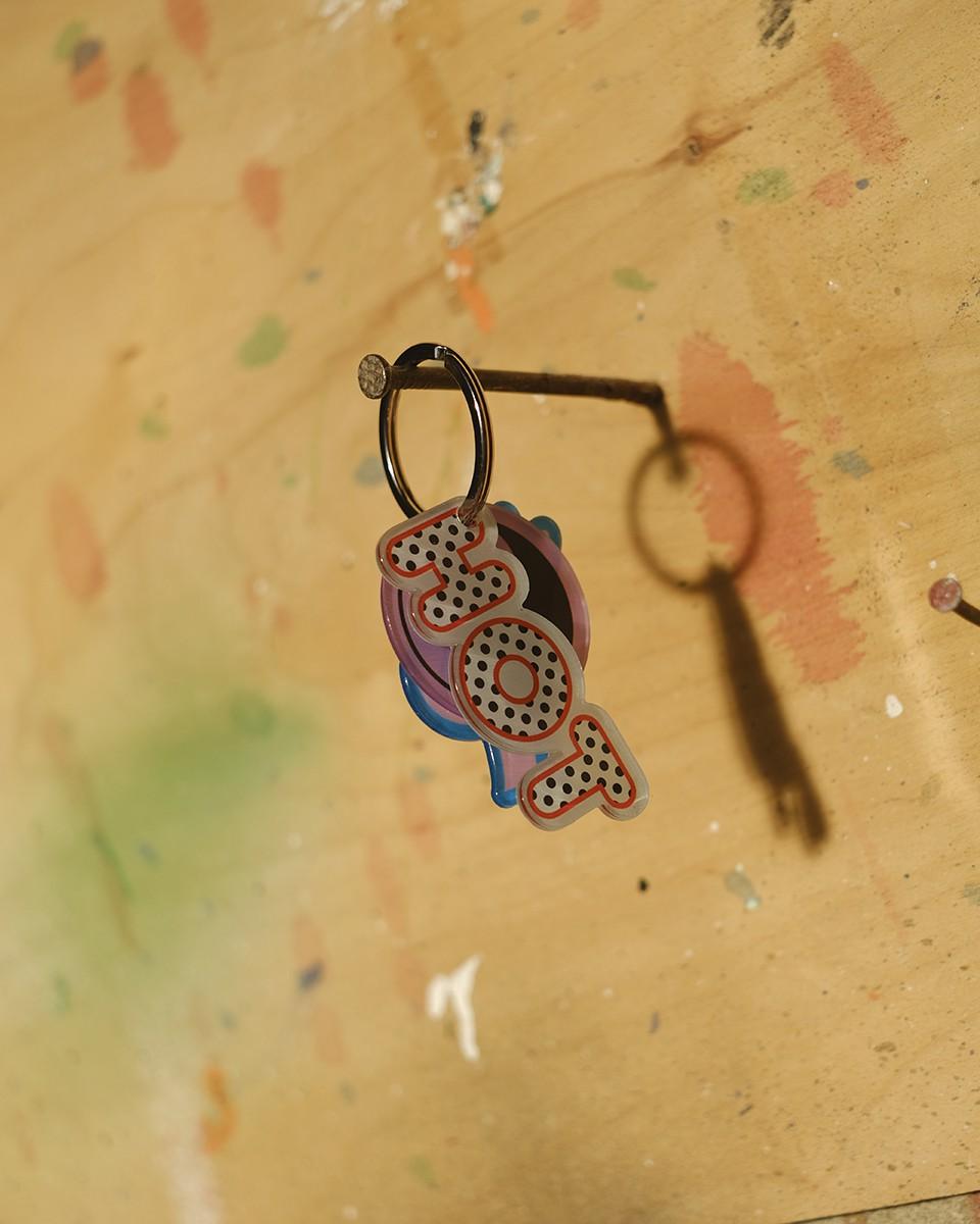 Wood'd Ok Hot Keychain Qualità