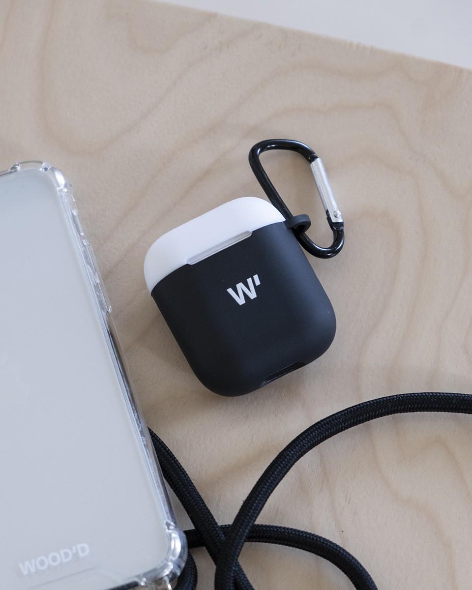 Wood'd AirPods Case Block Black Economico