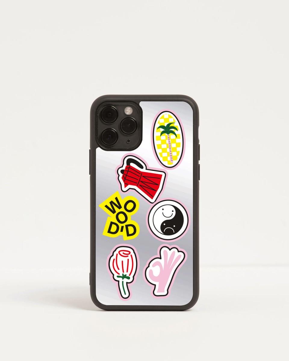 Wood'd Sticker Mirror Negozi Online