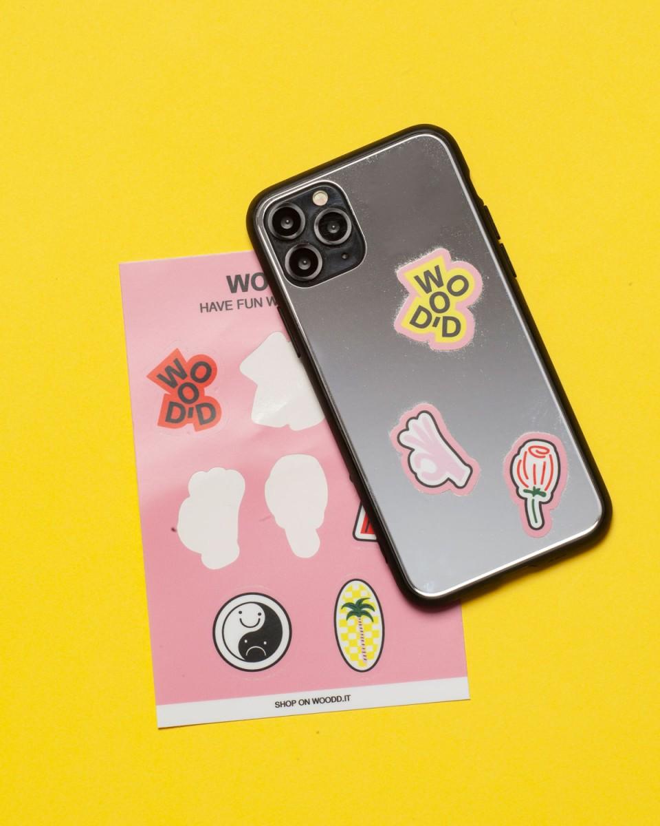 Wood'd Sticker Mirror Negozi Online