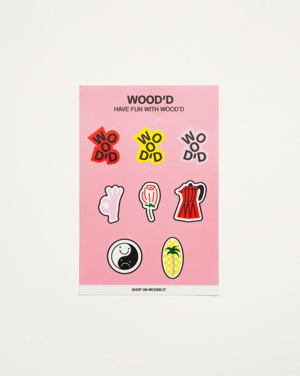 Wood'd Sticker Mirror Negozi Online