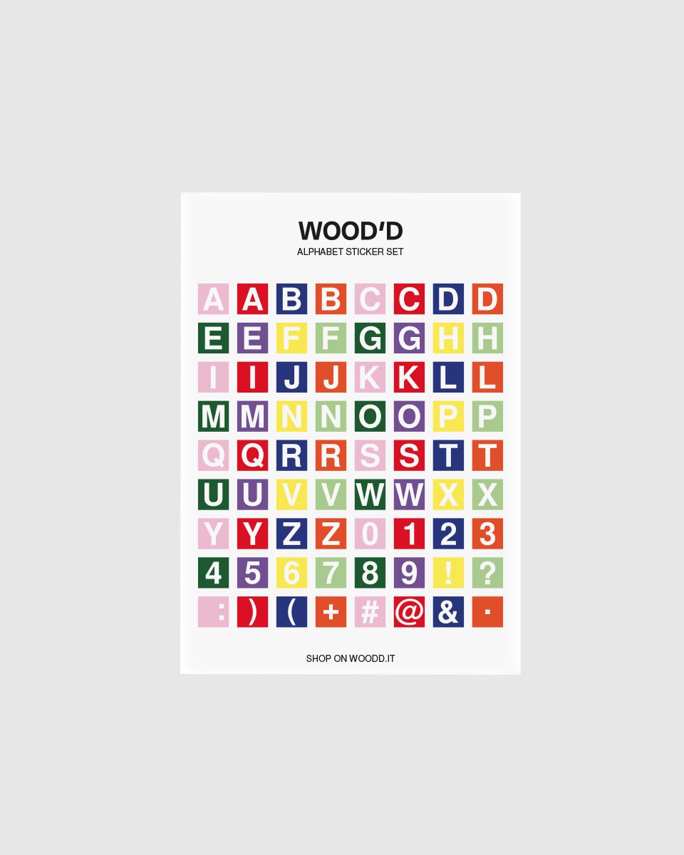 Wood'd Alphabet Mirror Case Shopping Online