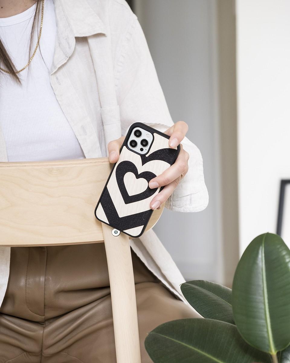 Wood'd Cuore Matto Nero Cover Economico