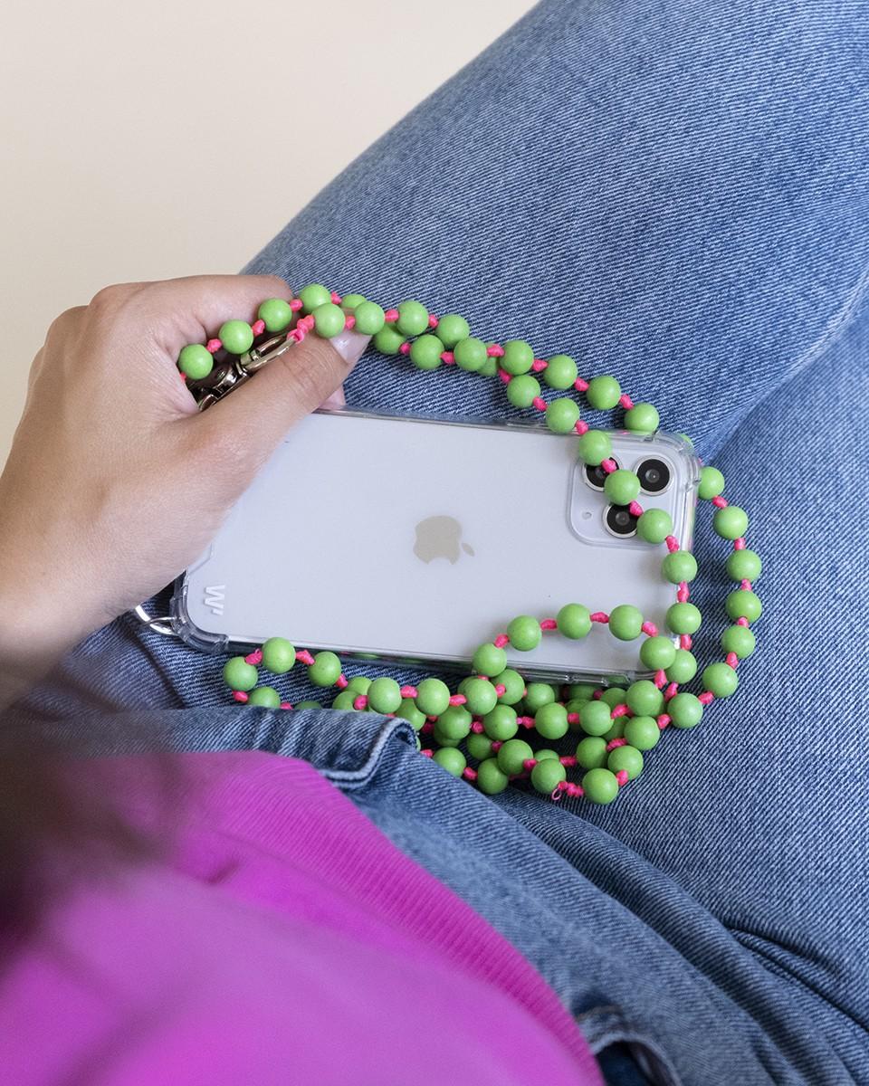 Wood'd Pearls Green Necklace I Più Venduti