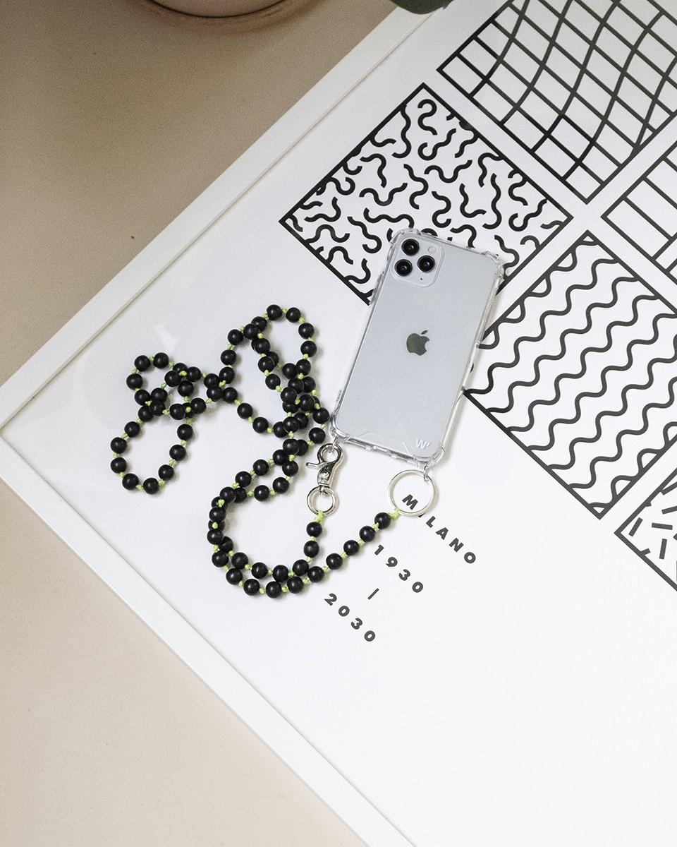 Wood'd Pearls Black Necklace Negozio