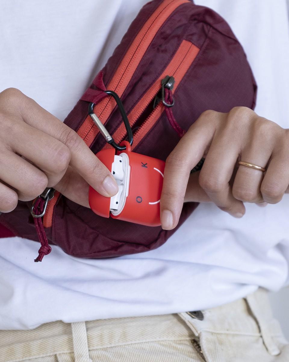 Wood'd AirPods Case OK Red Shopping Online