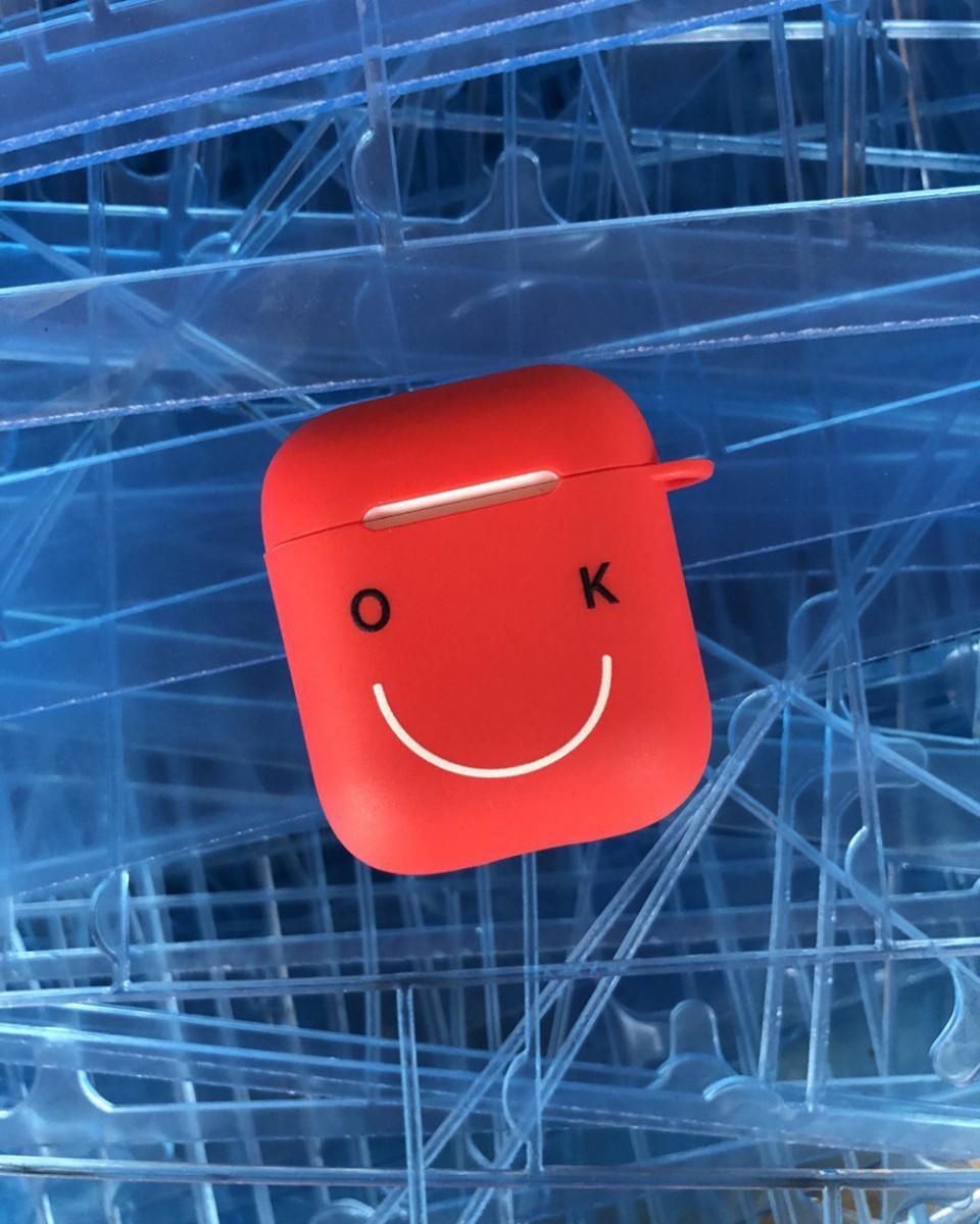 Wood'd AirPods Case OK Red Shopping Online
